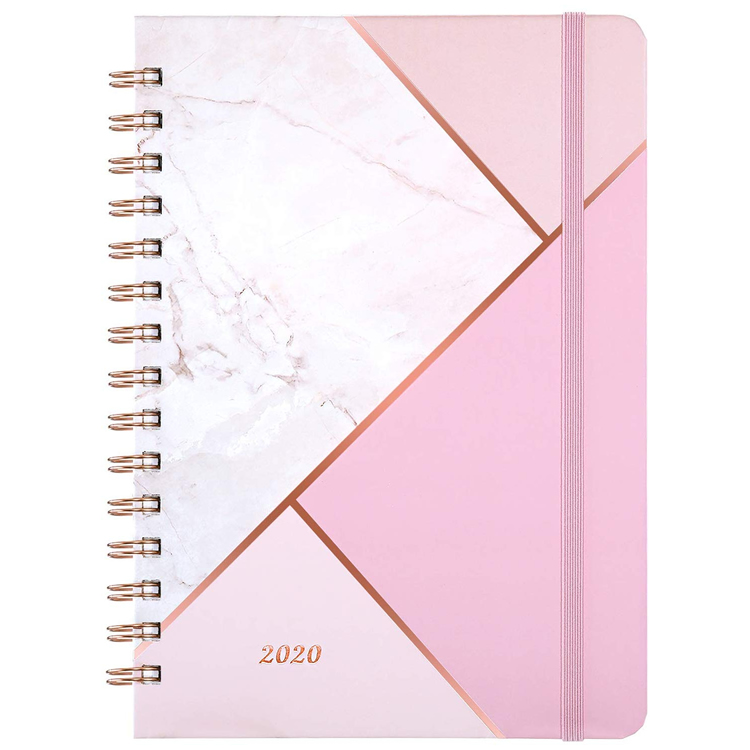 2020 Hardcover A5 Spiral Paper Notizbuch Tagebuch