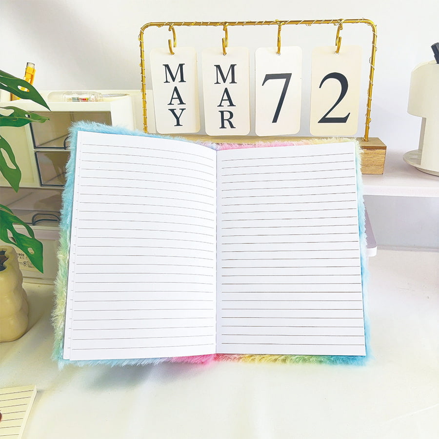 A5 Niedliches Alpaka-Tagebuch-Plüsch-Notizbuch