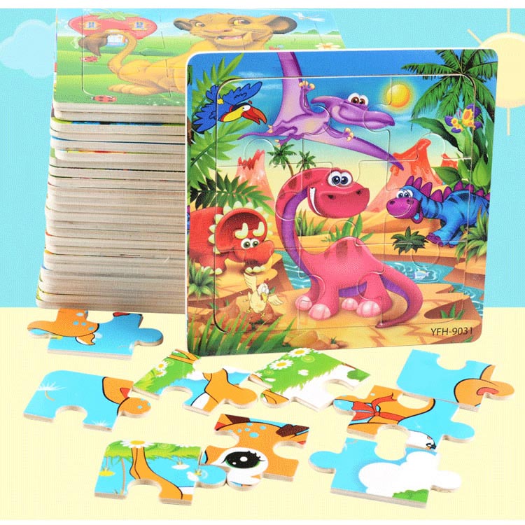 Holzpuzzles für Kinder